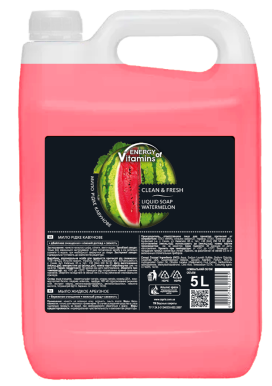 Серія «Energy of vitamins» мило рідке КАВУНОВЕ, 5 л