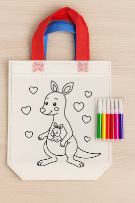 🎒 Color-Your-Own Bag Kit “Create It Yourself”