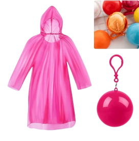 Rain Poncho Keychain (1 pc)