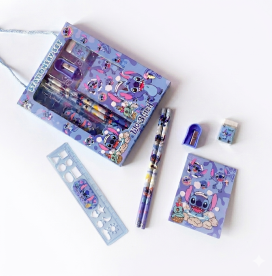 Набір канцелярії Disney Stitch — 6 предметів у подарунковій коробці