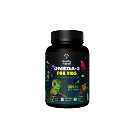 Омега-3 для дітей / Omega-3 for Kids + Vitamins A & D3 300 mg / 120 Softgels