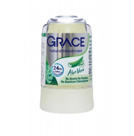Натуральний мінеральний дезодорант Grace Crystal з мангостином та алое вера 70 г
