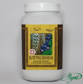 Клітковина зародків пшениці з кісточками винограду, 250г