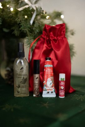 🎁 Новорічний набір №2: Преміальний догляд — блиск + міст + подарунковий бальзам і крем