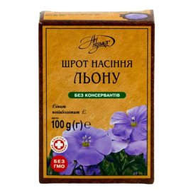 Шрот насіння льону Житомирбіопродукт 100 г — джерело клітковини для травлення