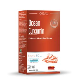 Ocean Curcumin Licaps Orzax 30 капсул — куркумін та екстракт чорного перцю
