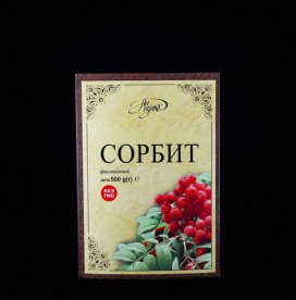 Сорбіт (в картонній упаковці), 500г харчовий підсолоджувач