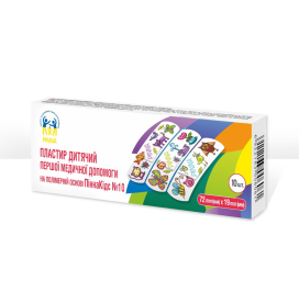 Paediatric first aid patch 72mm (mm) x 19mm (mm) No. 10